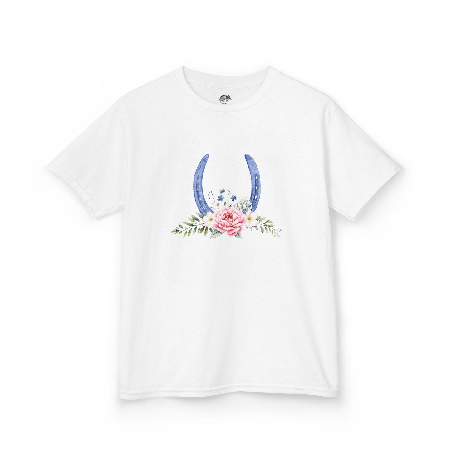 Floral Horseshoe Cowgirl 90s Baby Tee