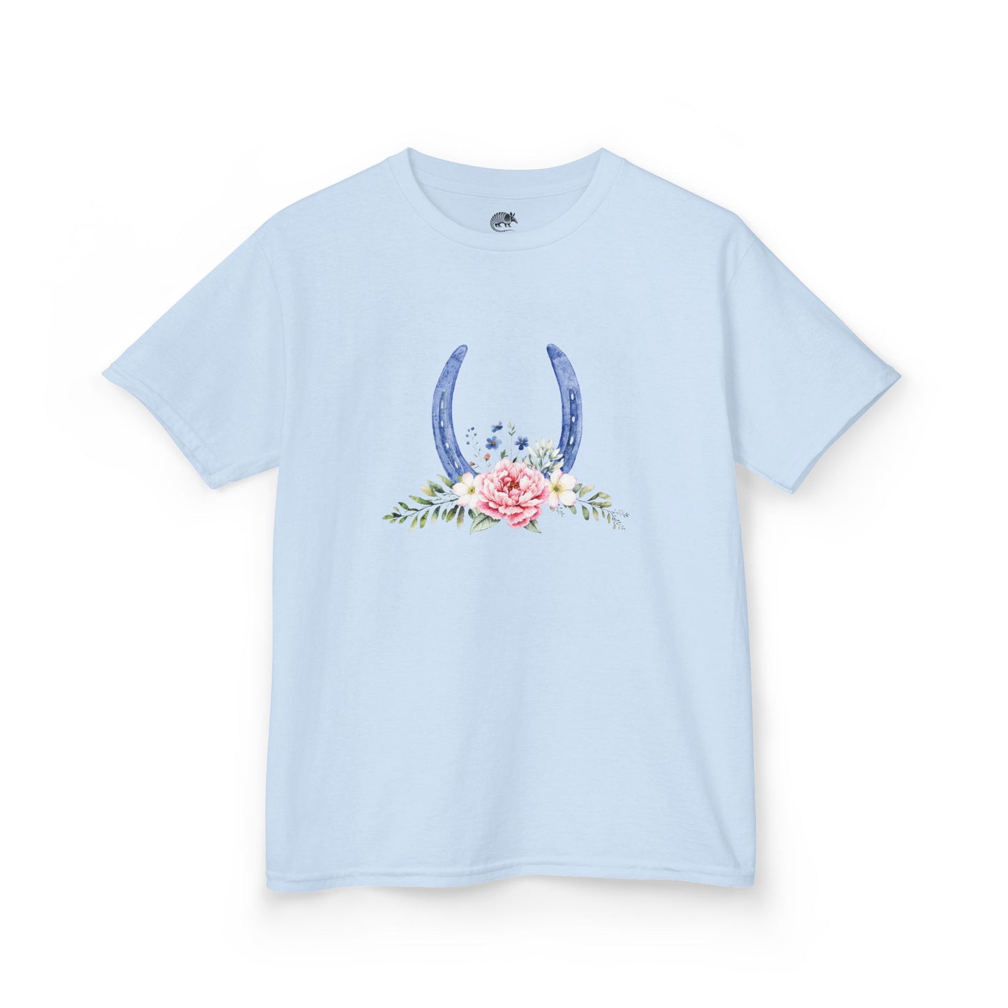 Floral Horseshoe Cowgirl 90s Baby Tee