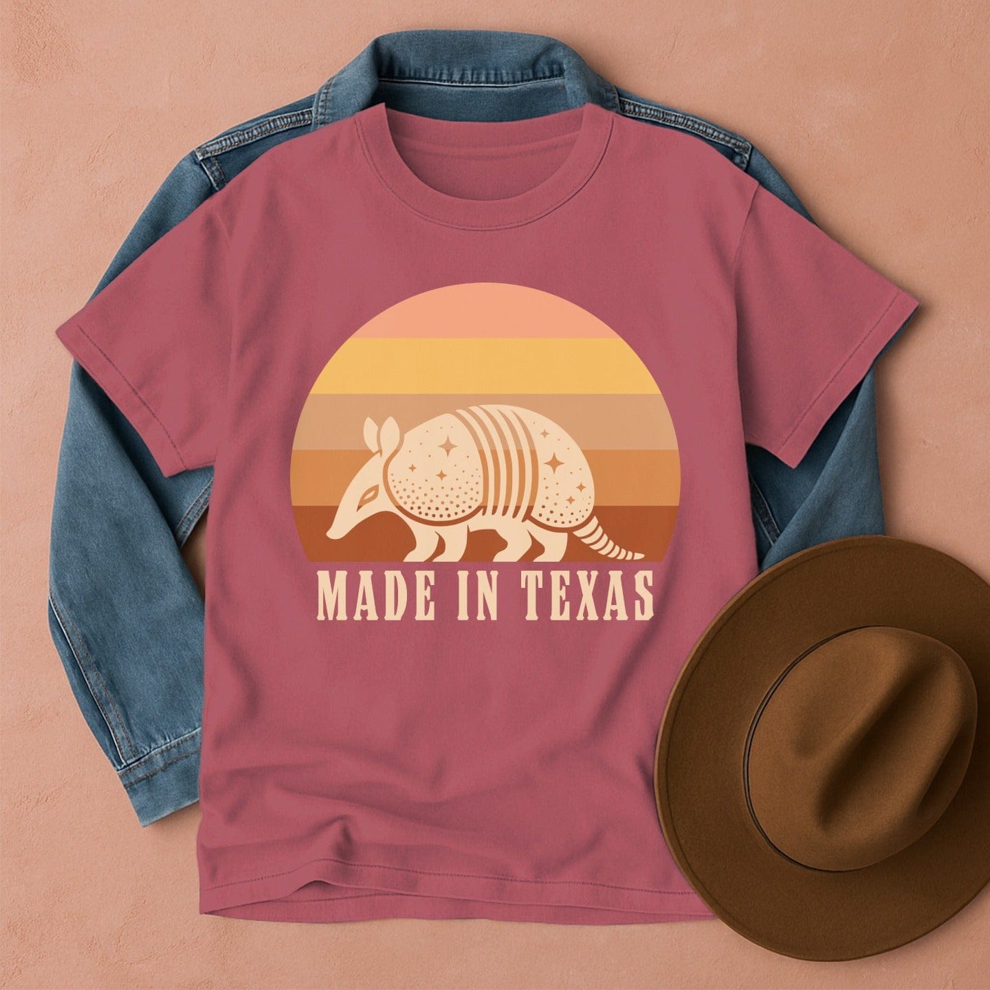 Made in Texas T-shirt Crimson / S Western shirt