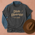 Talk Twangy to Me T-Shirt Pepper / S Western shirt