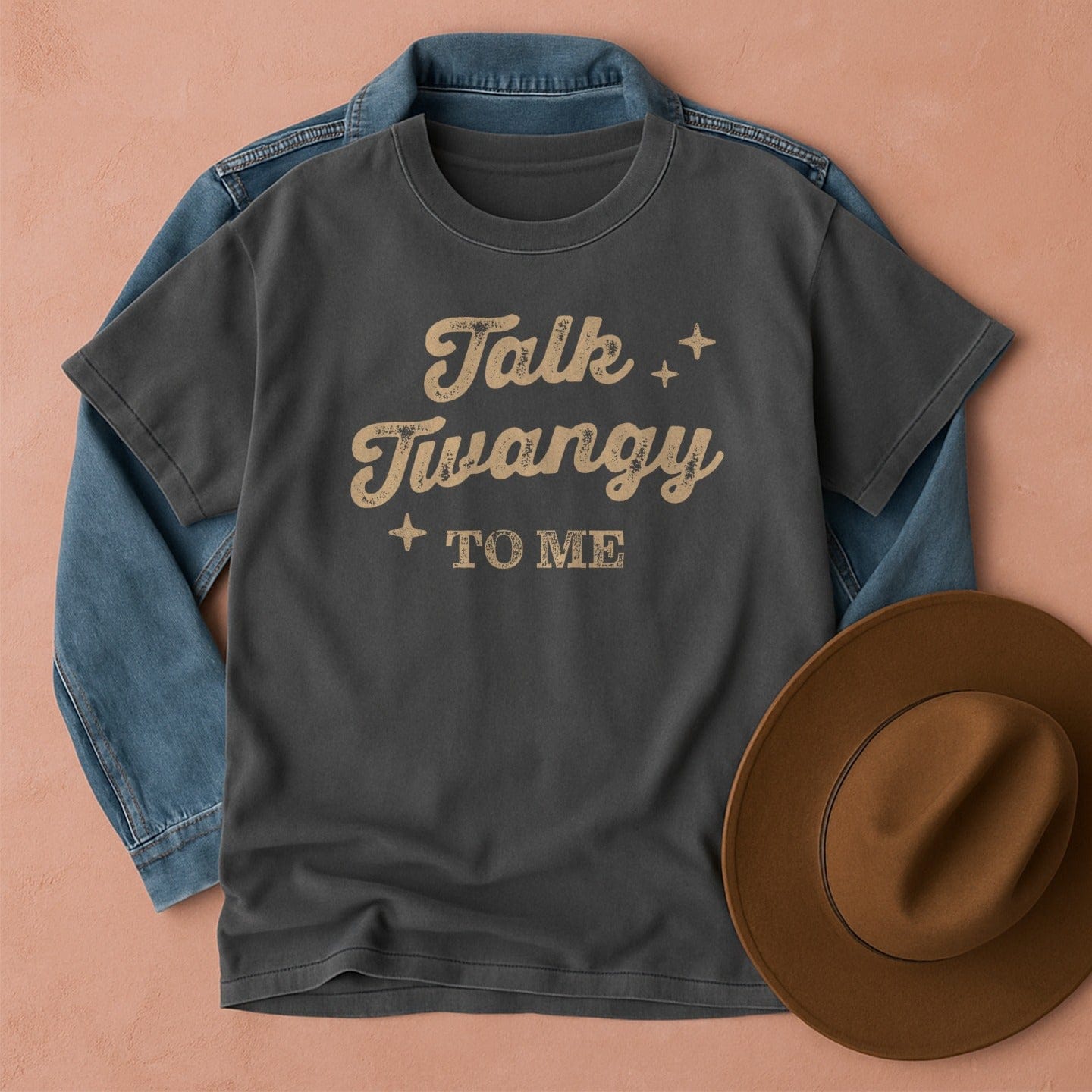 Talk Twangy to Me T-Shirt Pepper / S Western shirt