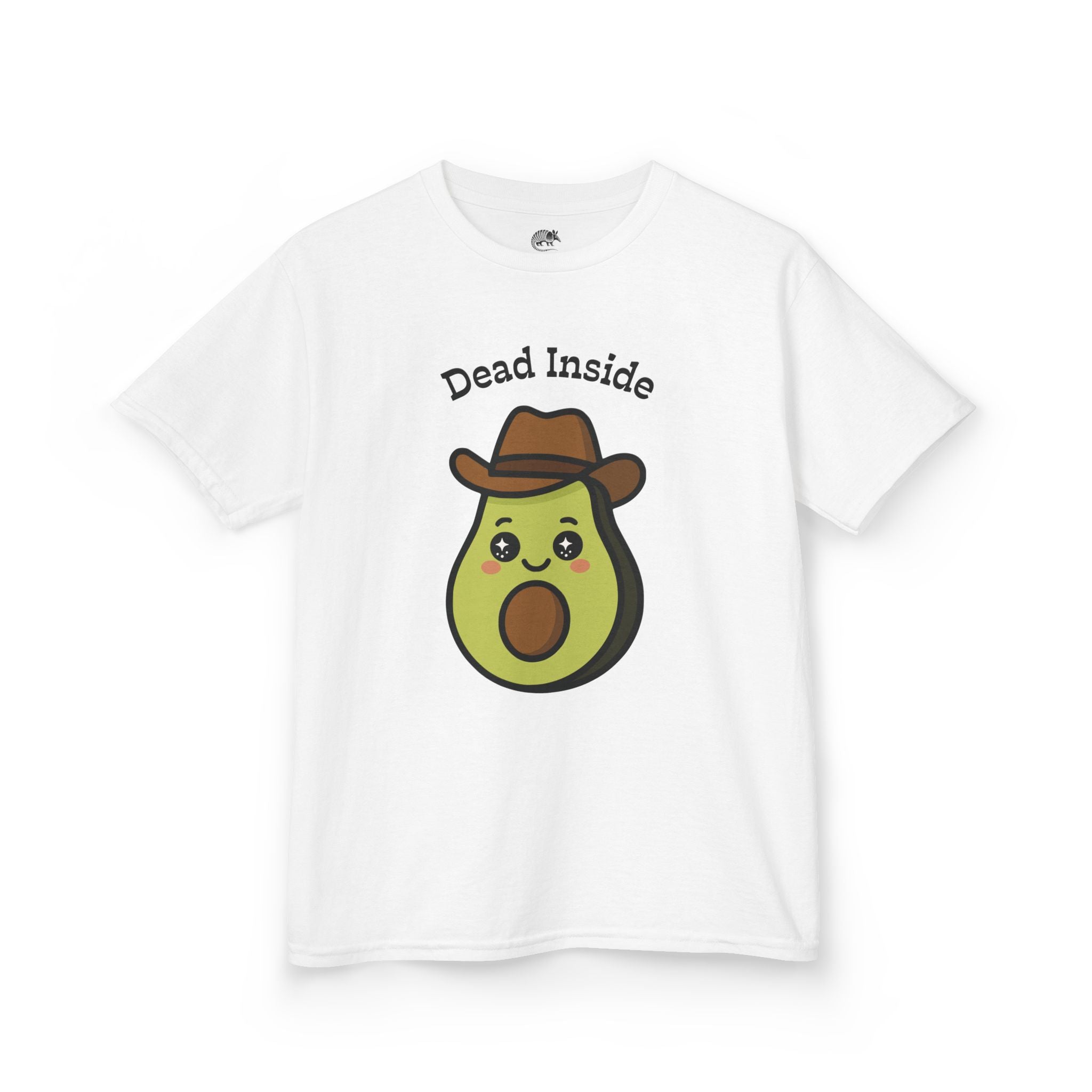 Dead Inside Cowboy Avocado Y2K Baby Tee Western shirt
