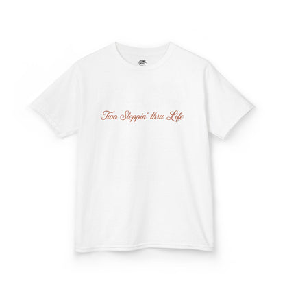 Two Steppin' Thru Life Cowgirl 90s Baby Tee