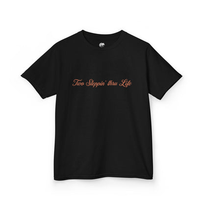 Two Steppin' Thru Life Cowgirl 90s Baby Tee