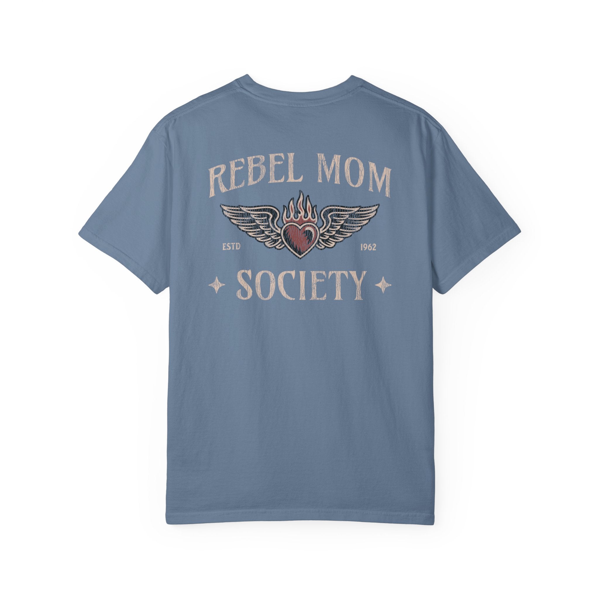 Rebel Mom Society T-shirt Blue Jean / S Western shirt