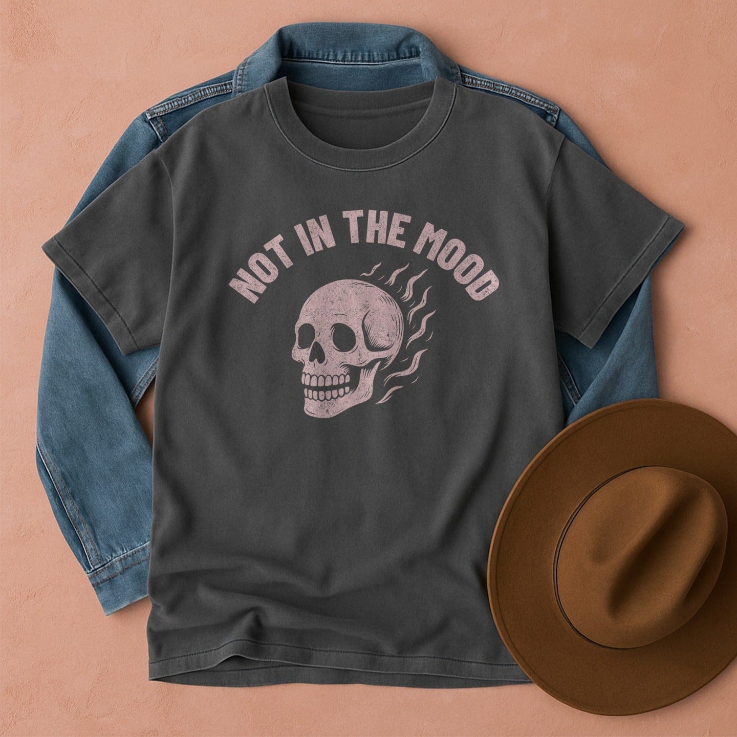 Not in the Mood T-shirt Pepper / S Western shirt