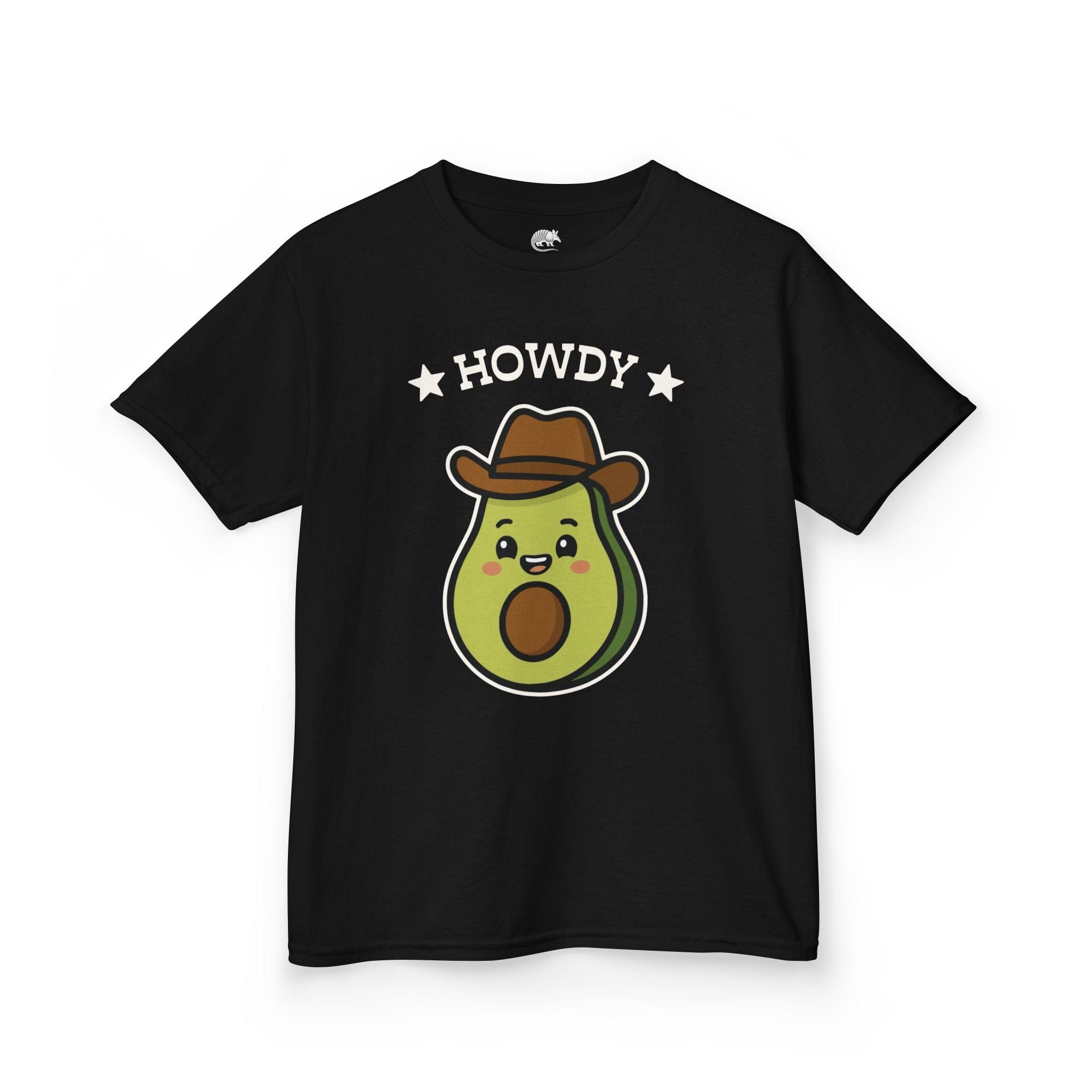 Howdy Cowboy Avocado Y2K Baby Tee Black / XS Western shirt