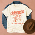 Cowgirls Just Wanna Have Fun T-Shirt Ivory / S Western shirt