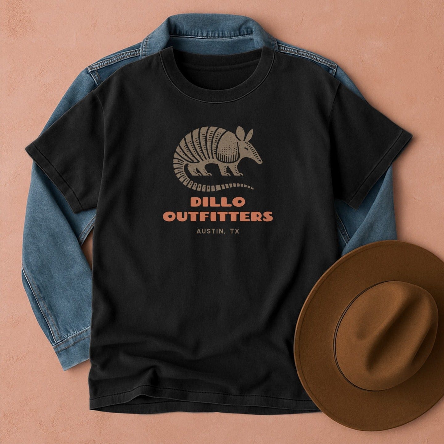 DILLO Outfitters Unisex T-Shirt Black / S Western shirt