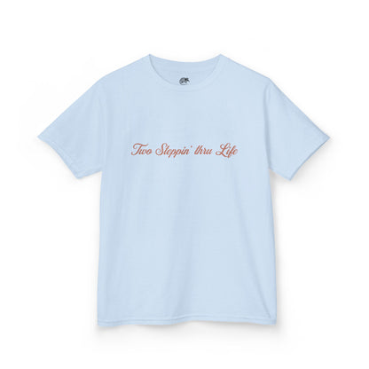 Two Steppin' Thru Life Cowgirl 90s Baby Tee