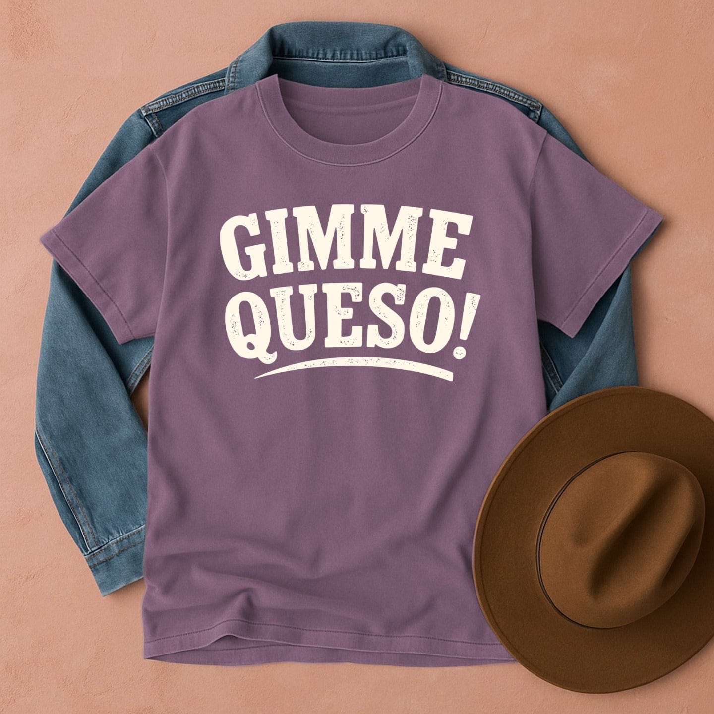 Gimme Queso T-Shirt Berry / S Western shirt