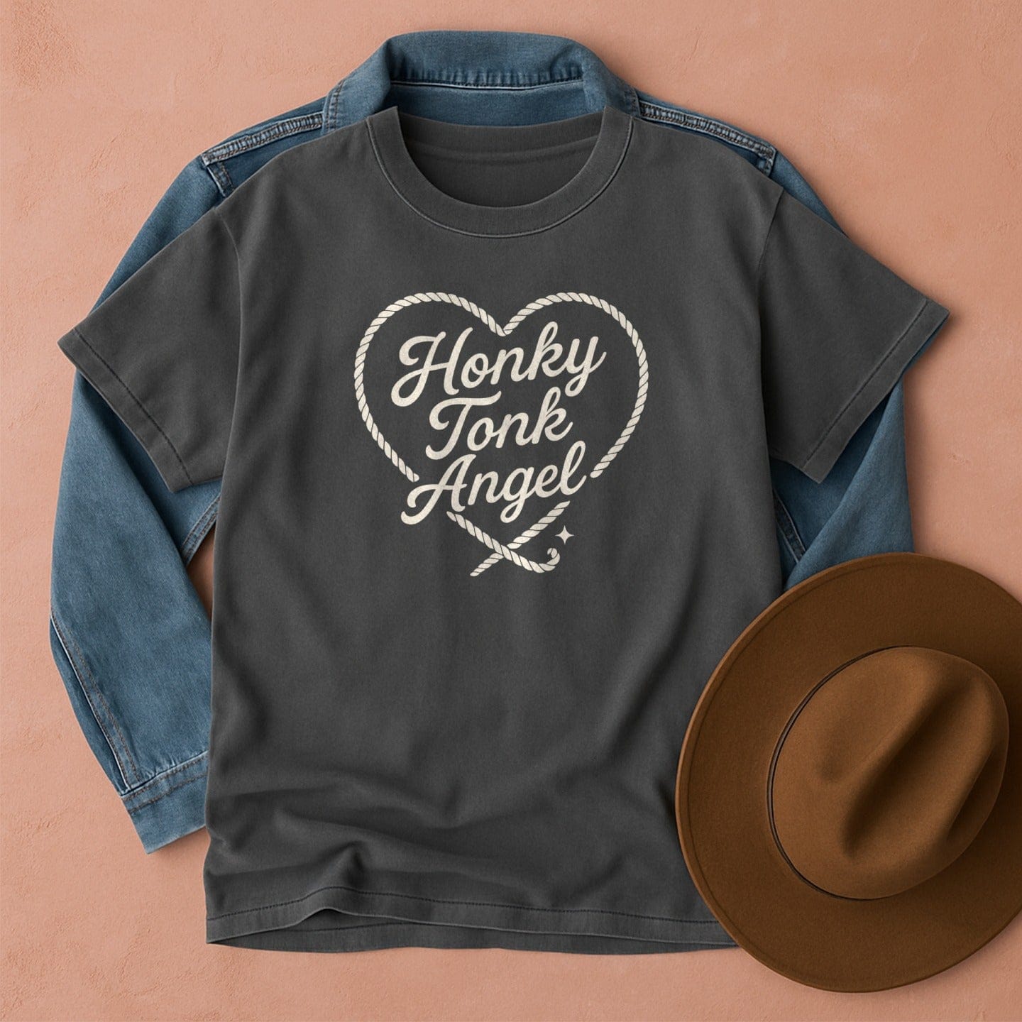 Honky Tonk Angel T-Shirt Pepper / S Western shirt