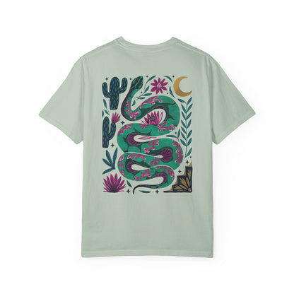 Snake & Cactus Boho Western T-shirt