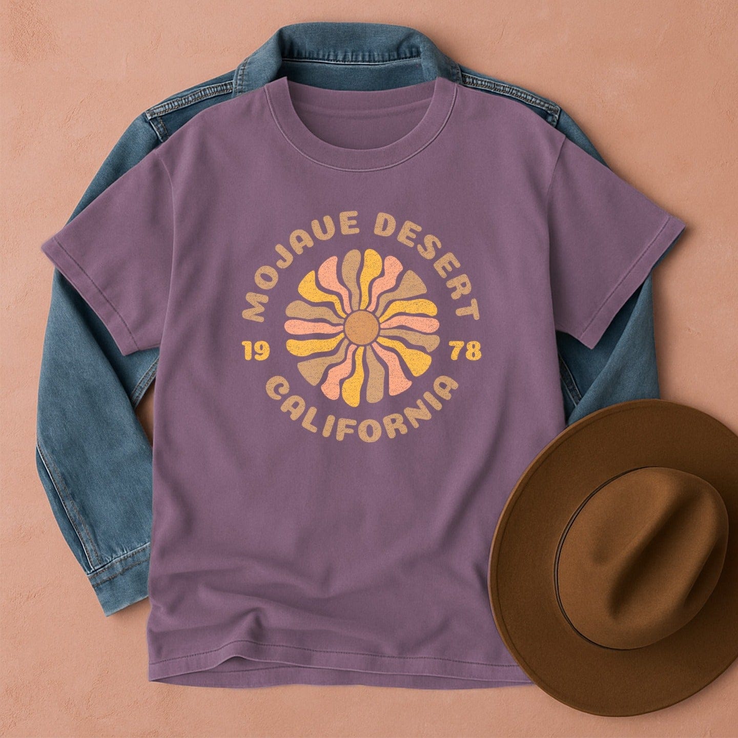 Mojave Desert California T-Shirt Berry / S Western shirt