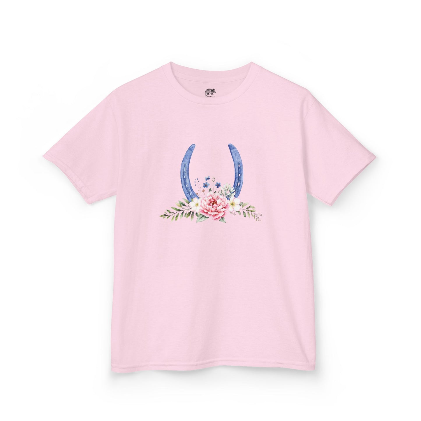 Floral Horseshoe Cowgirl 90s Baby Tee