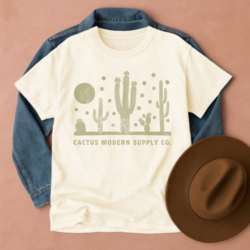 Cactus Modern Supply Co. T-Shirt Ivory / S Western shirt