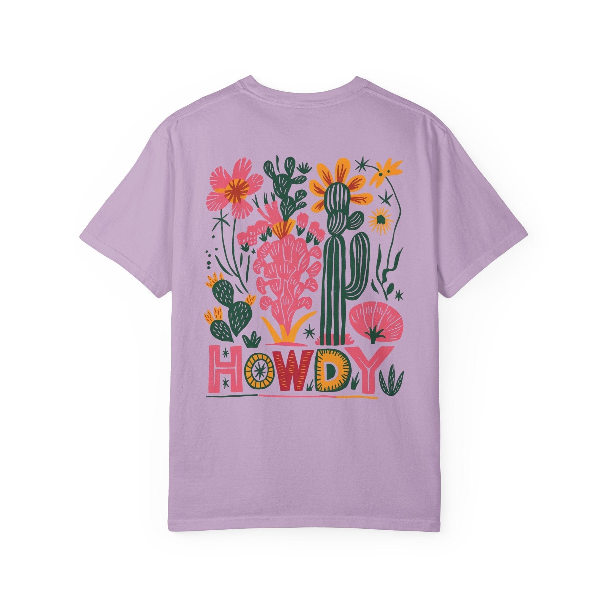 Howdy Boho Western T-shirt Orchid / S Western shirt