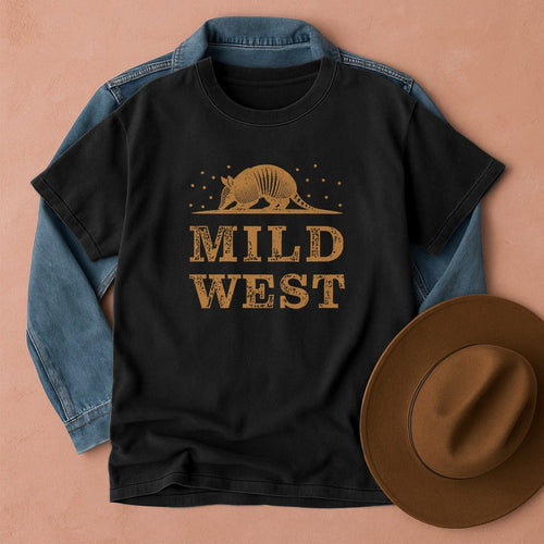 Armadillo Mild West T-Shirt Black / S Western shirt