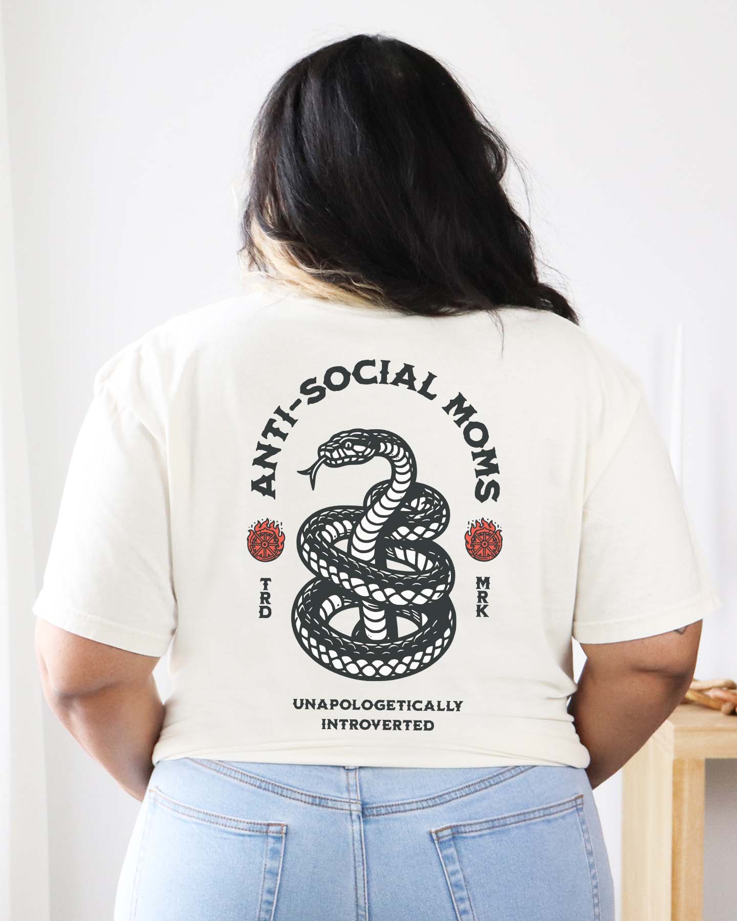 Anti-Social Moms Introverted T-Shirt Western shirt