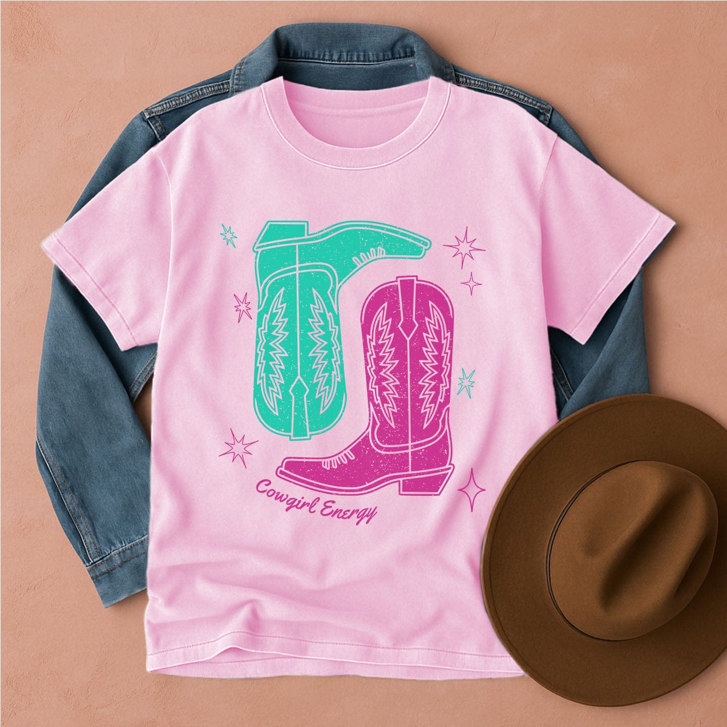 Cowgirl Energy T-Shirt Blossom / S Western shirt