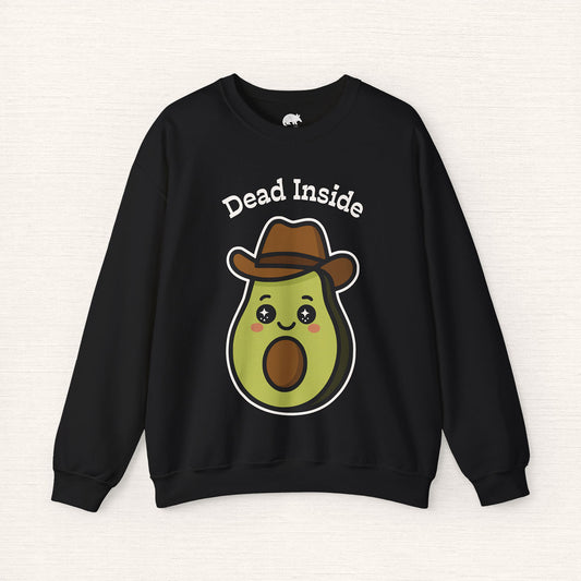Dead Inside Avocado Sweatshirt
