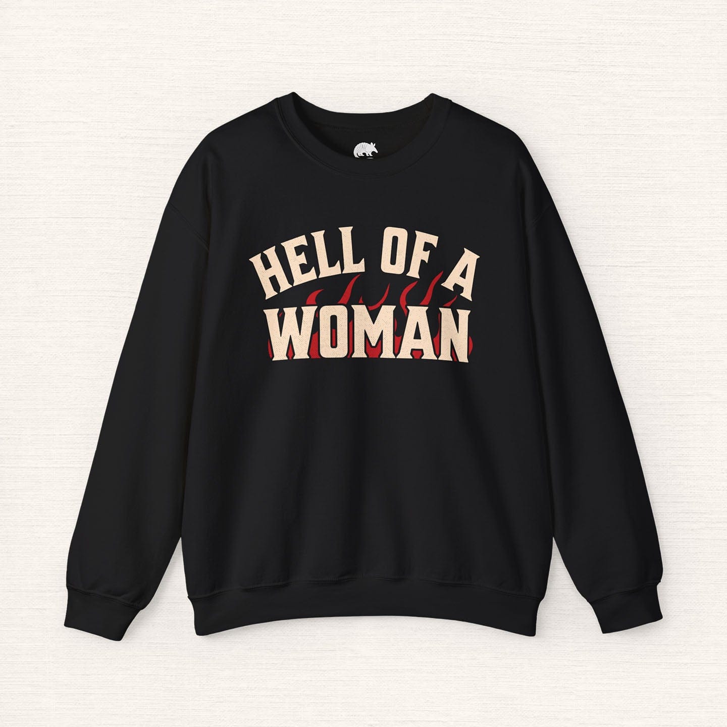 Hell of A Woman Sweatshirt Black / S Western shirt