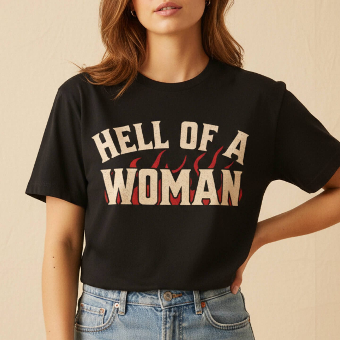 Hell of a Woman T-Shirt Western shirt