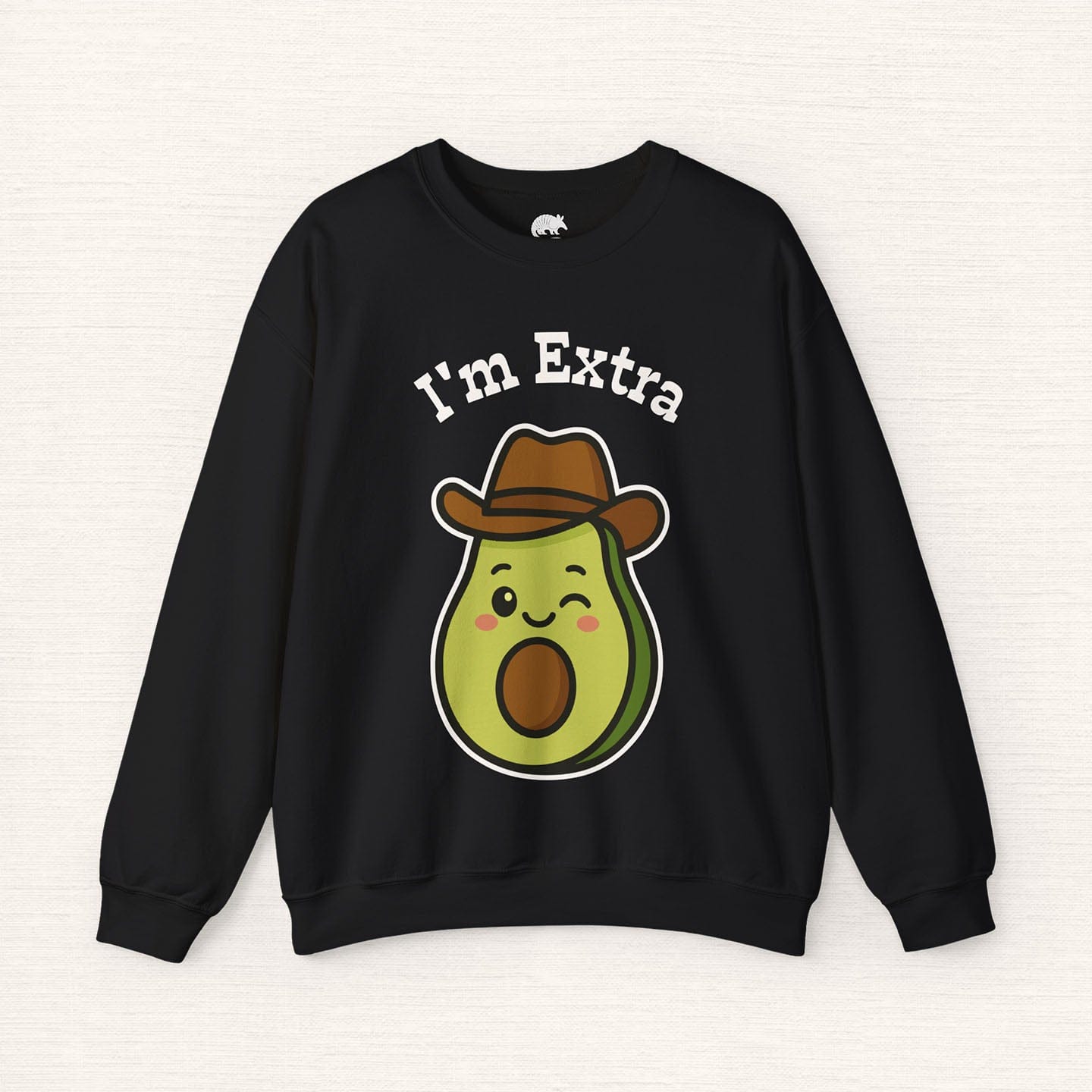 I'm Extra Avocado Sweatshirt Black / S Western shirt