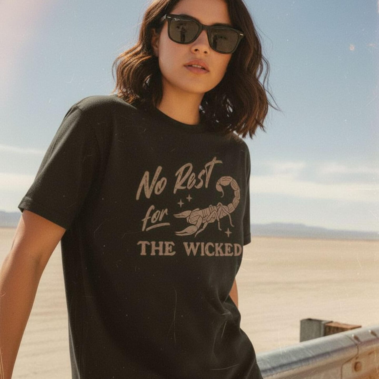 No Rest for the Wicked Scorpion T-Shirt Western shirt