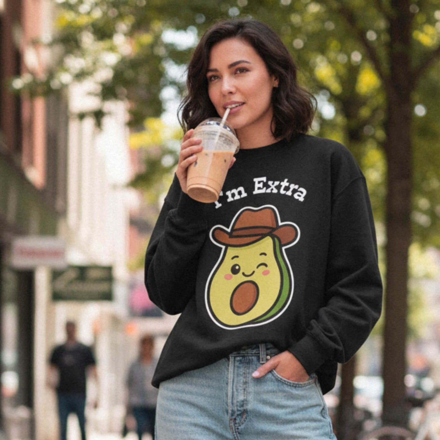 I'm Extra Avocado Sweatshirt Western shirt