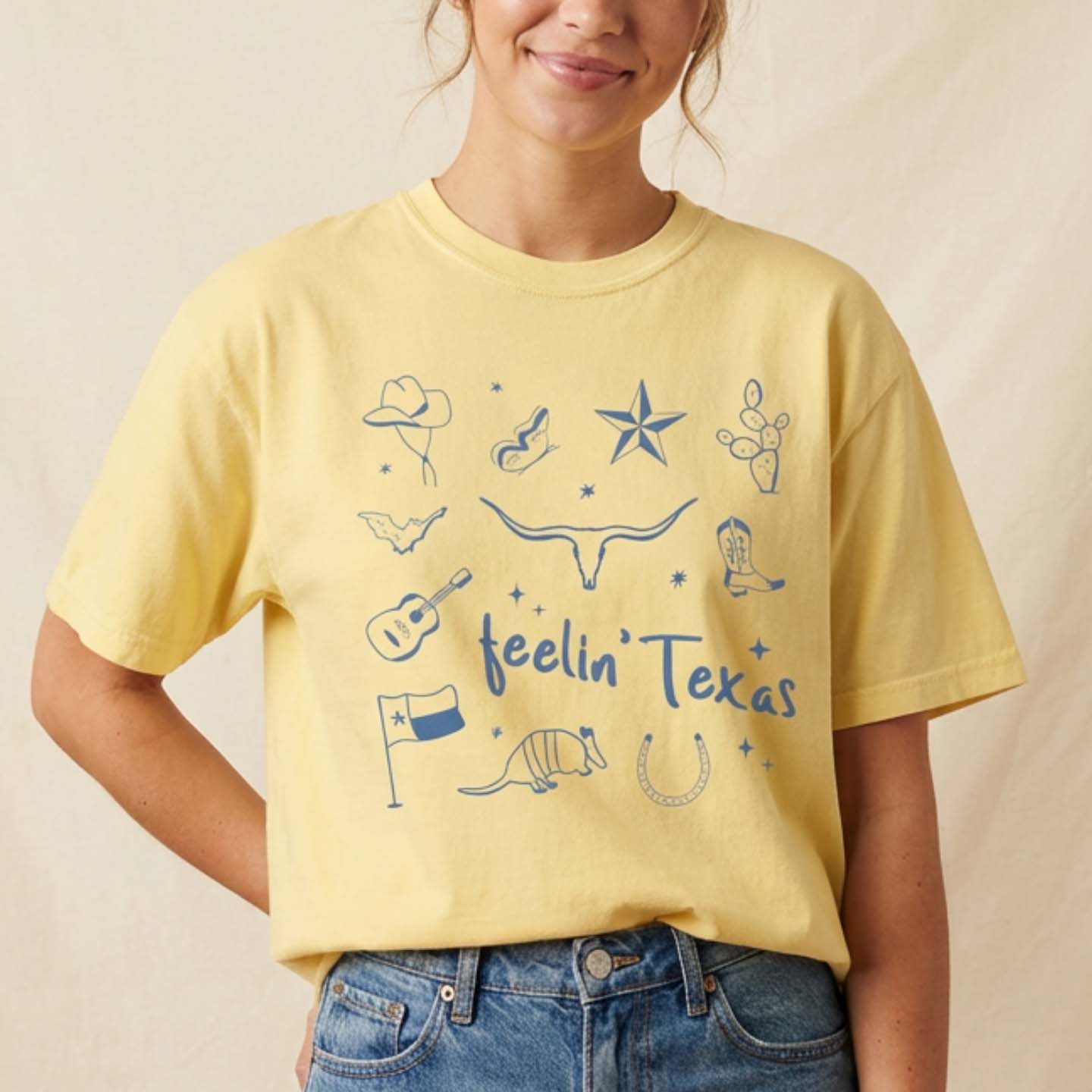 Texas Vibes Graphic T-Shirt Western shirt