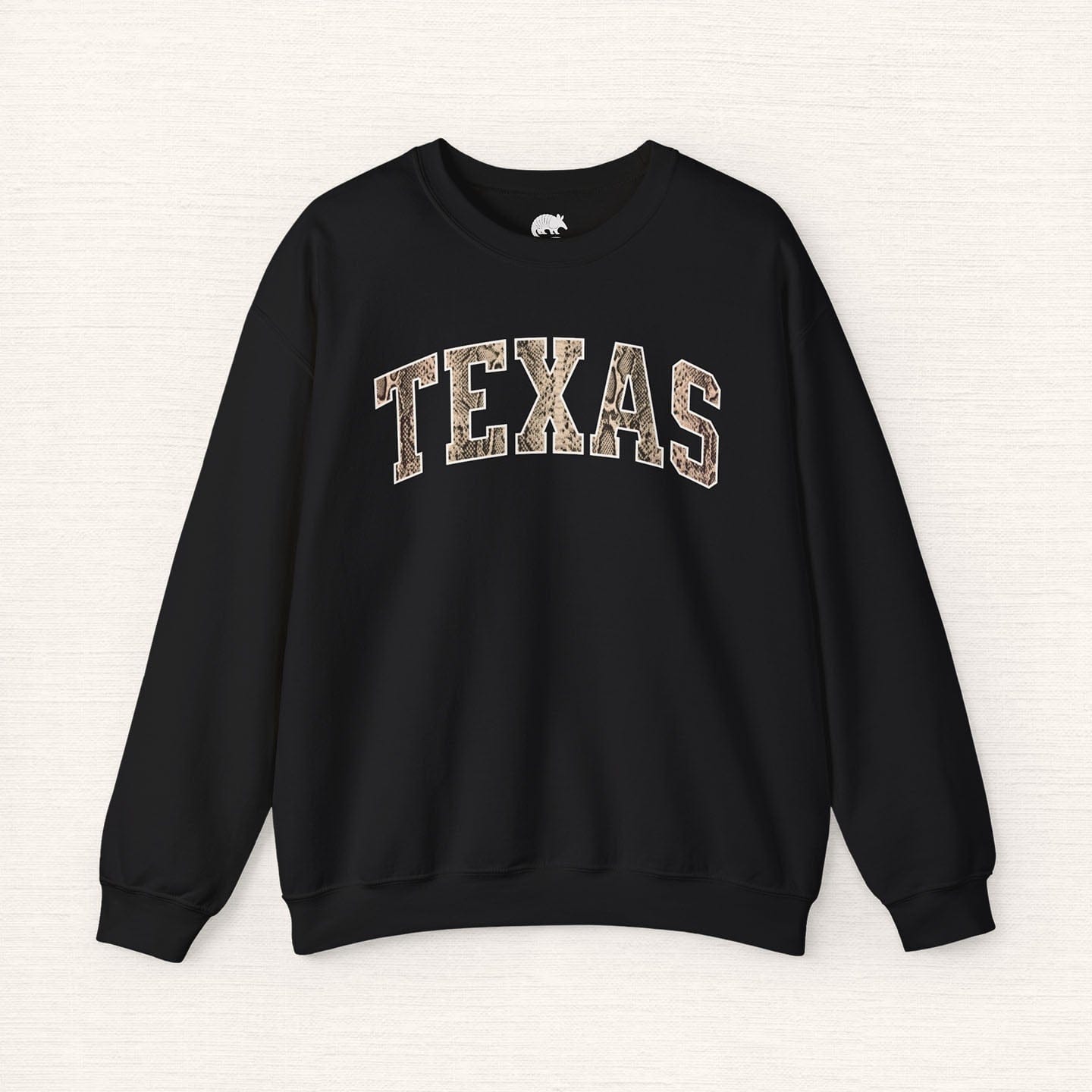 Texas Snake Print Sweatshirt Black / S Western shirt