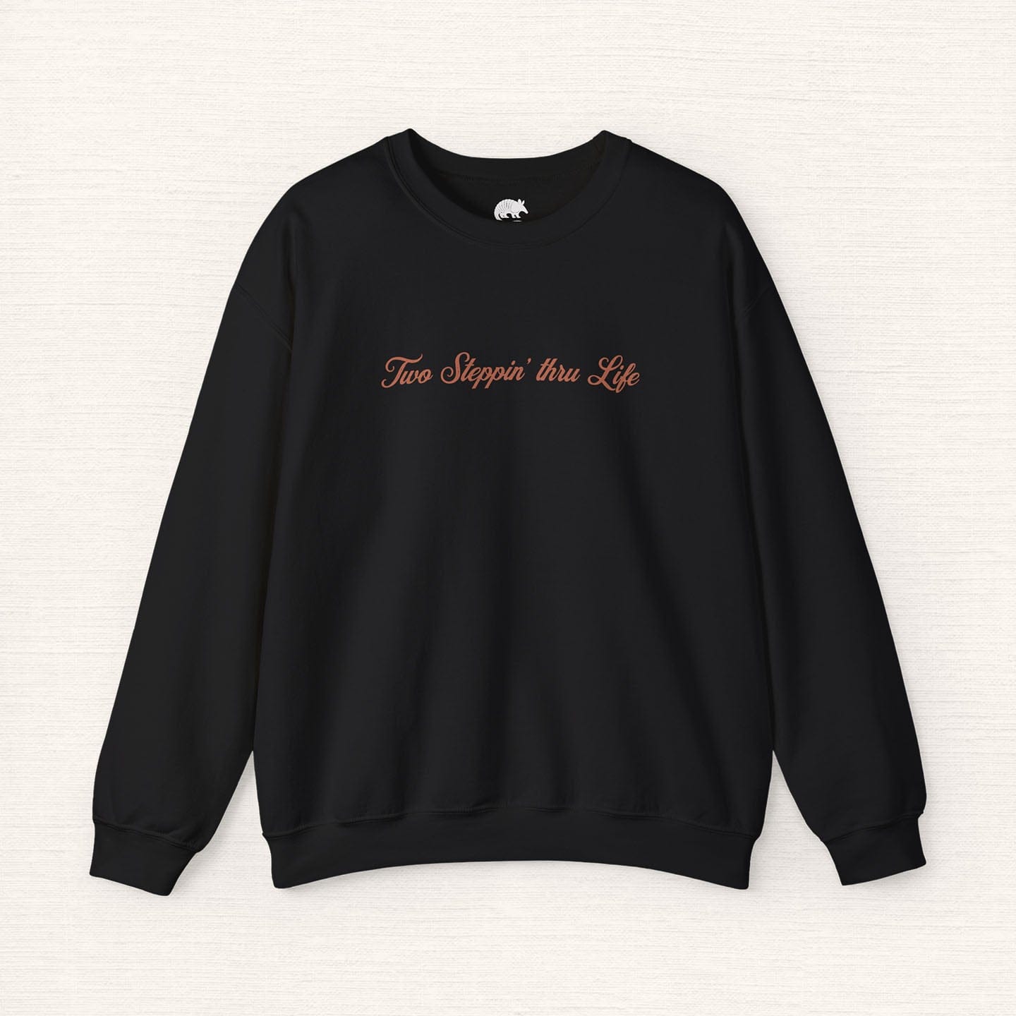 Two Steppin' Thru Life Sweatshirt Black / S Western shirt