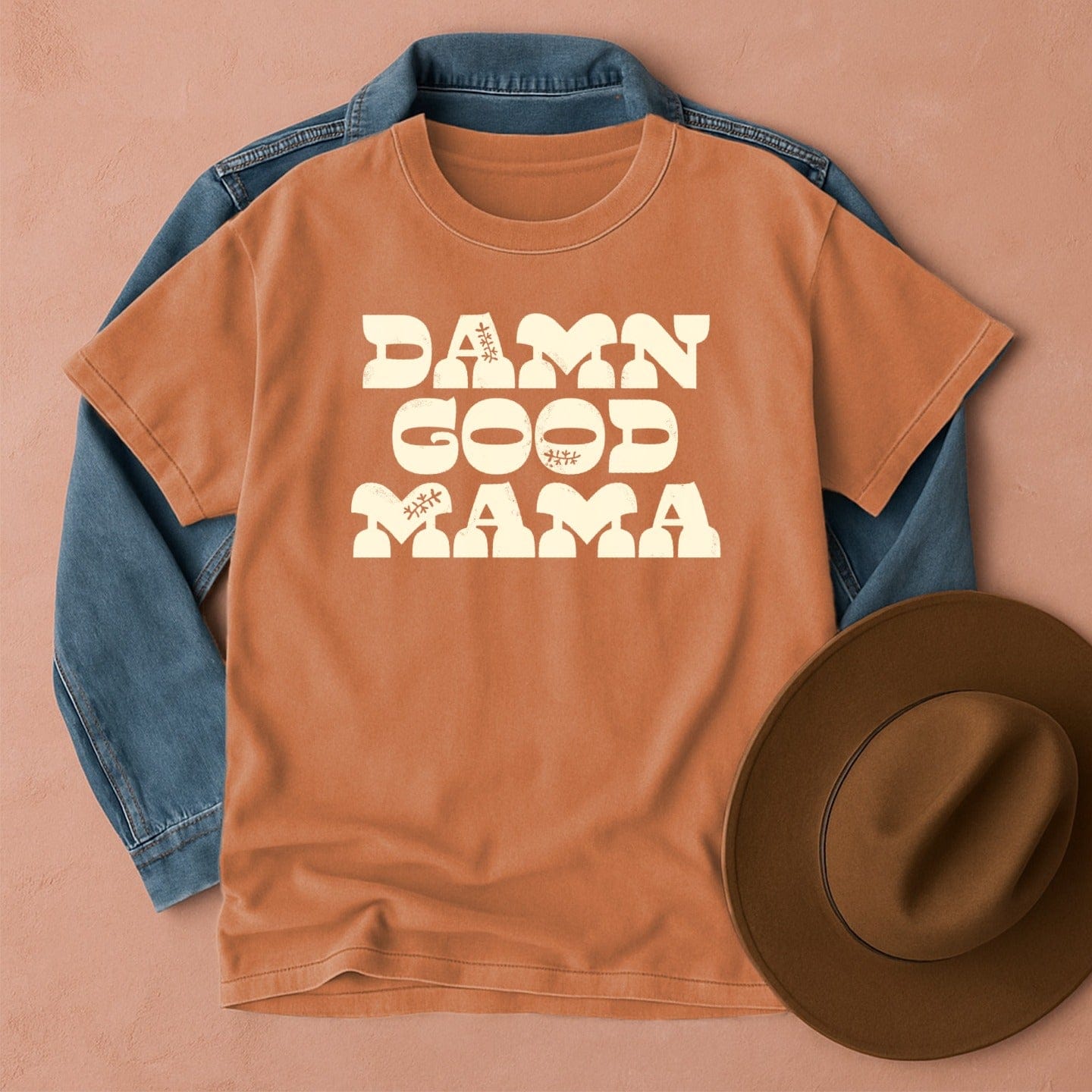 Damn Good Mama T-Shirt Yam / S Western shirt