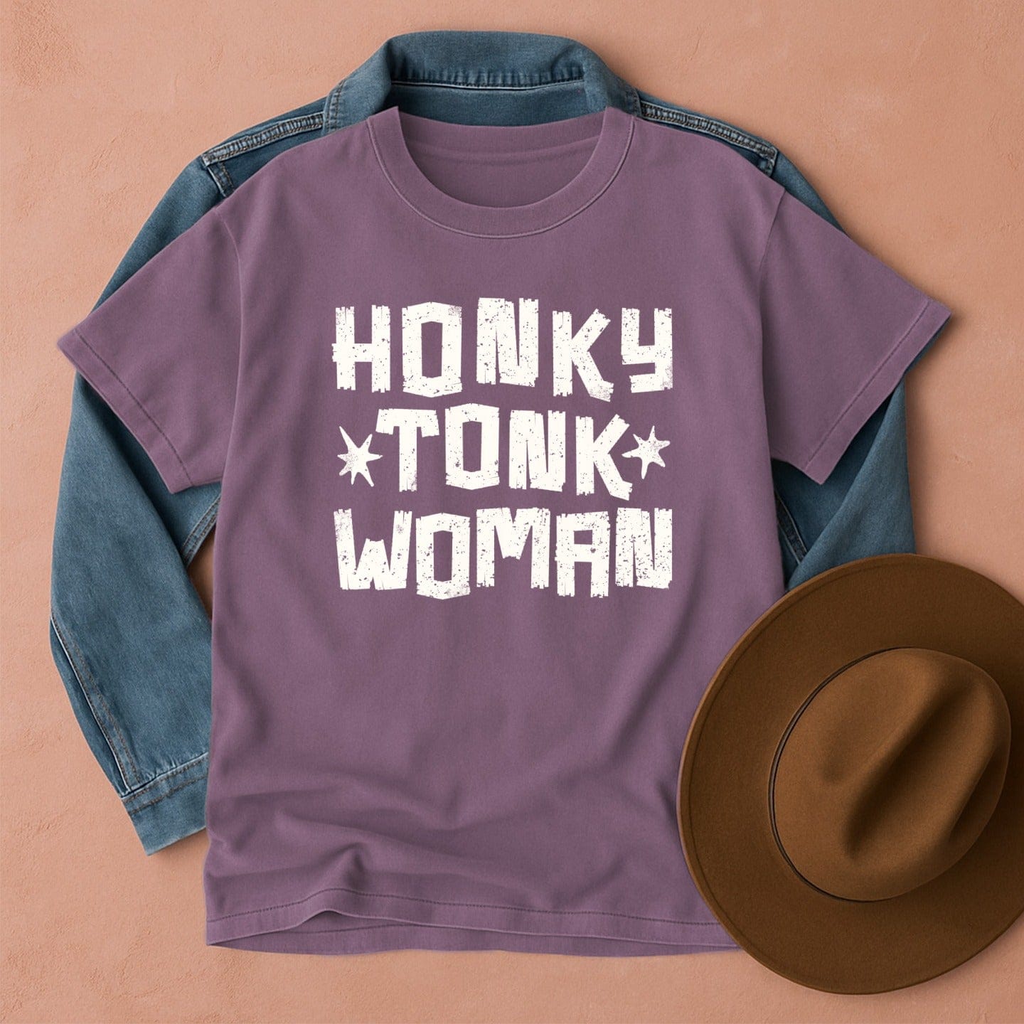 Honky Tonk Woman T-Shirt Berry / S Western shirt