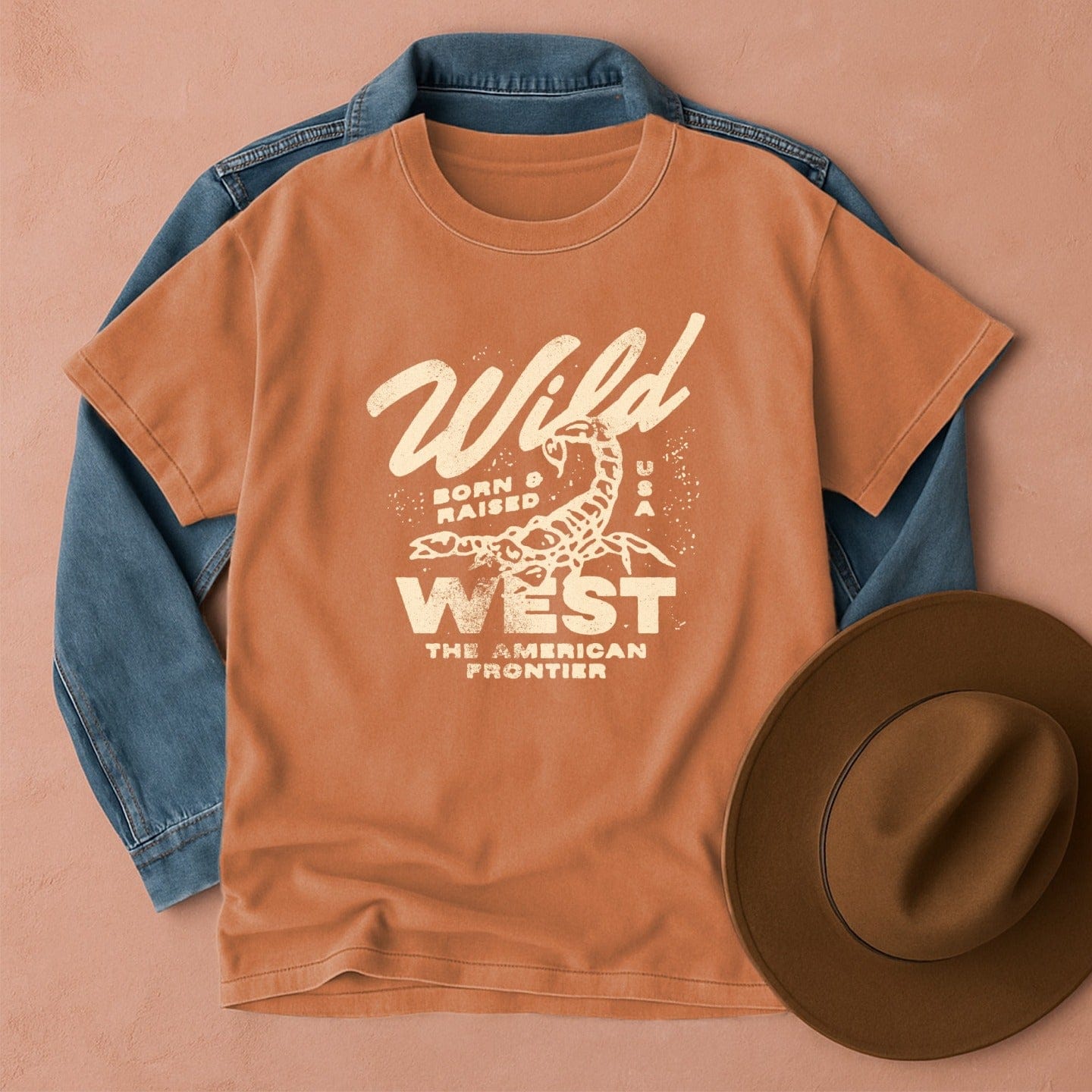 Wild West Scorpion T-Shirt Yam / S Western shirt