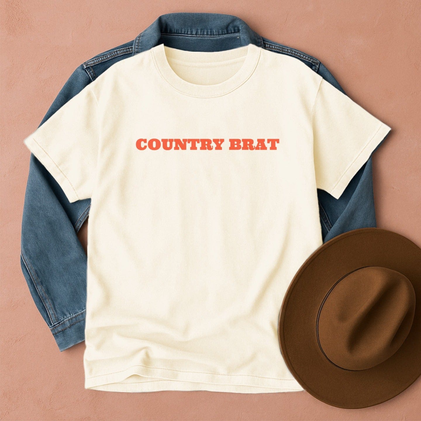 Country Brat Western T-Shirt Ivory / S Western shirt