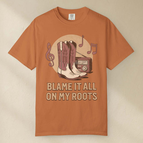 Blame it All on My Roots Western T-Shirt Yam / S Western shirt