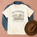 Outsider Cowgirl T-Shirt Ivory / S Western shirt