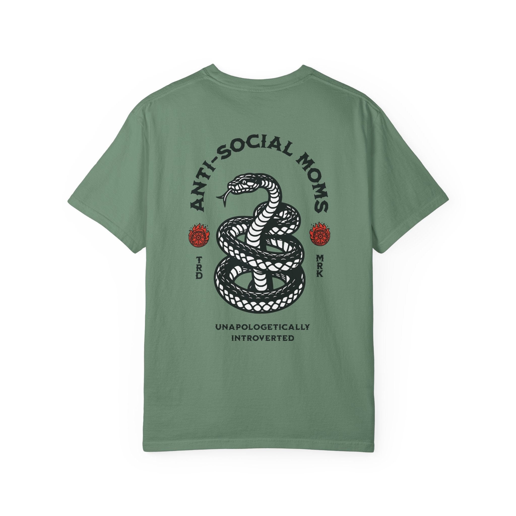 Anti-Social Moms Introverted T-Shirt Light Green / S Western shirt