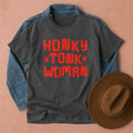 Honky Tonk Woman T-Shirt Pepper / S Western shirt