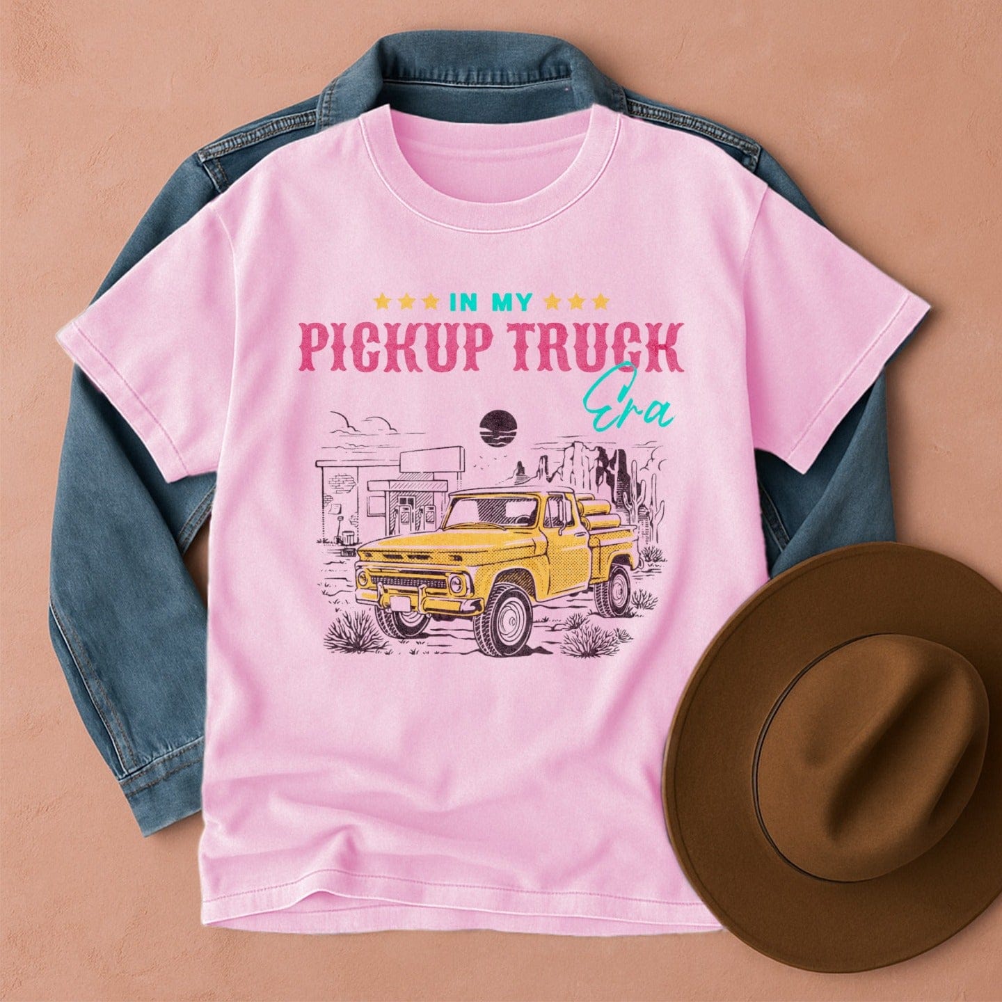 In My Pickup Truck Era T-Shirt Blossom / S Western shirt